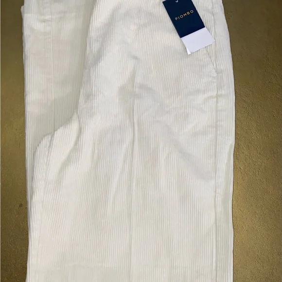 Piombo Cream Corduroy Trousers - NWT - Picture 2 of 8